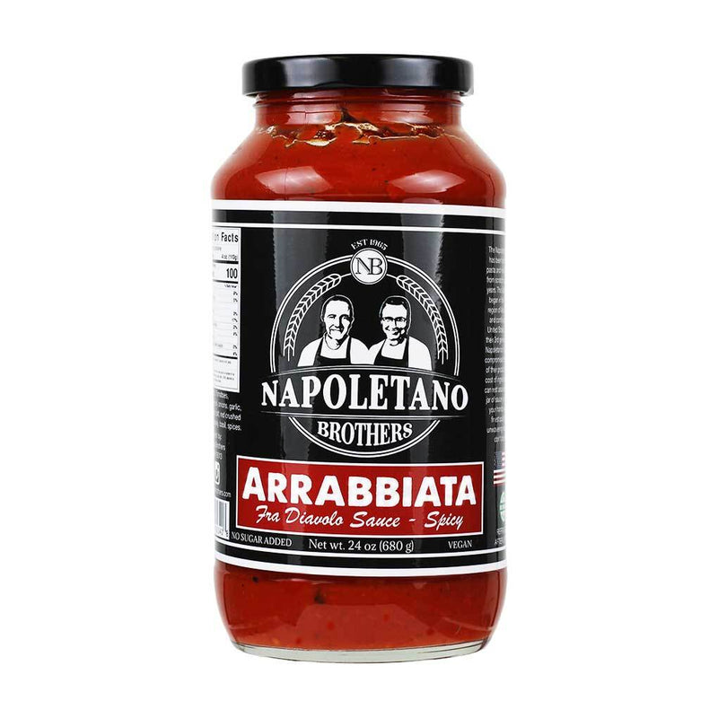 Arrabbiata Sauce by Napoletano Brothers, 24 oz (680 g) Pack of 12