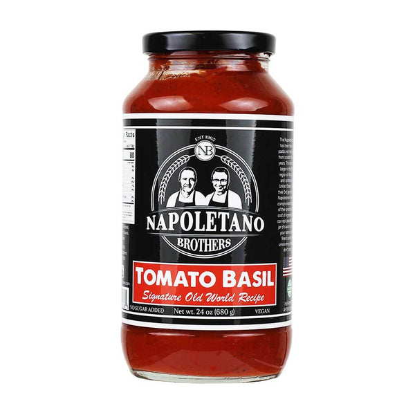 Tomato Basil Sauce by Napoletano Brothers, 24 oz (680 g) x 12