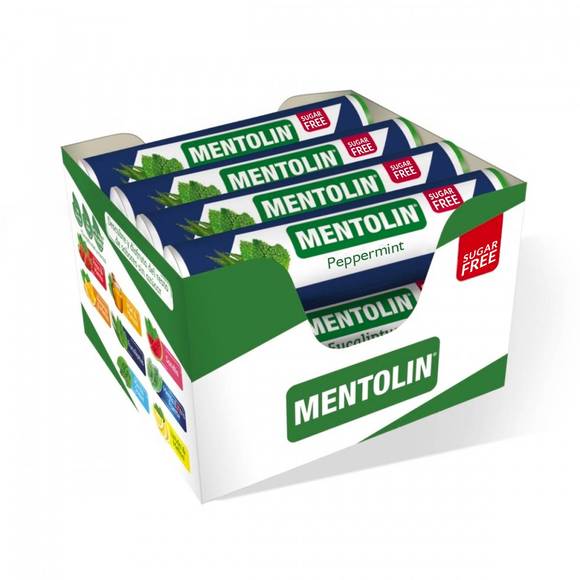 Peppermint Spanish Hard Candies, Sugar Free by Mentolin, 0.7 oz (20 g)