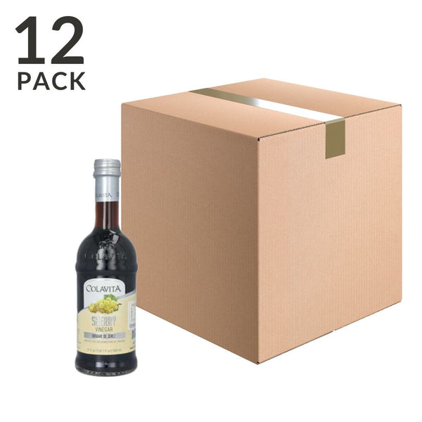 Colavita Sherry Vinegar, 17 fl oz (503 ml) Pack of 12