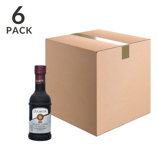 Colavita Aged Balsamic Vinegar of Modena, IGP, 8.5 fl oz (250 ml) Pack of 6