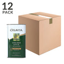 Colavita Premium First Cold Pressed Extra Virgin Olive Oil in Tin, 34 fl oz (1 l) x 12