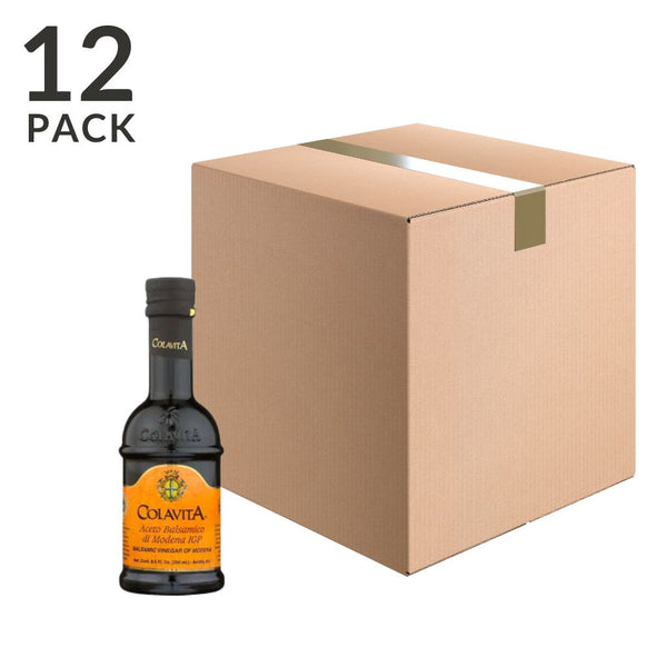 Colavita Balsamic Vinegar of Modena IGP, 8.5 fl oz (250 ml) Pack of 12