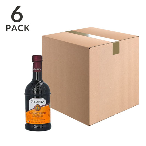 Colavita Balsamic Vinegar of Modena, IGP, 17 fl oz (500 ml) Pack of 6