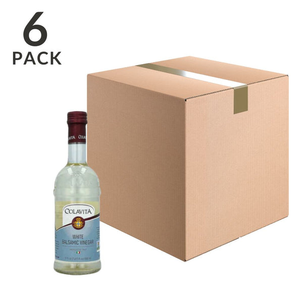 Colavita White Balsamic Vinegar, 17 fl oz (500 ml) Pack of 6