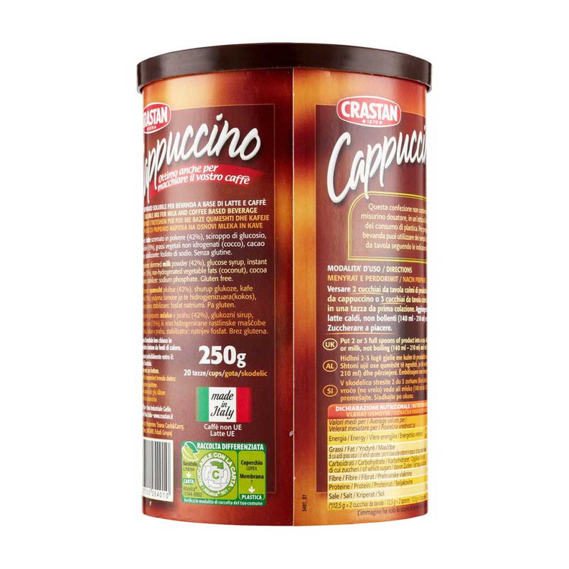 Crastan Instant Cappuccino, 8.8 oz (250 g)