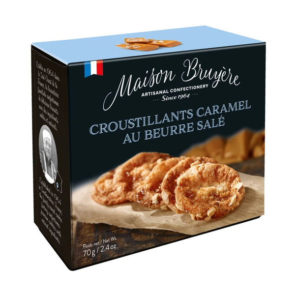 Maison Bruyere French Salted Caramel Crisps, 2.4 oz (70 g)
