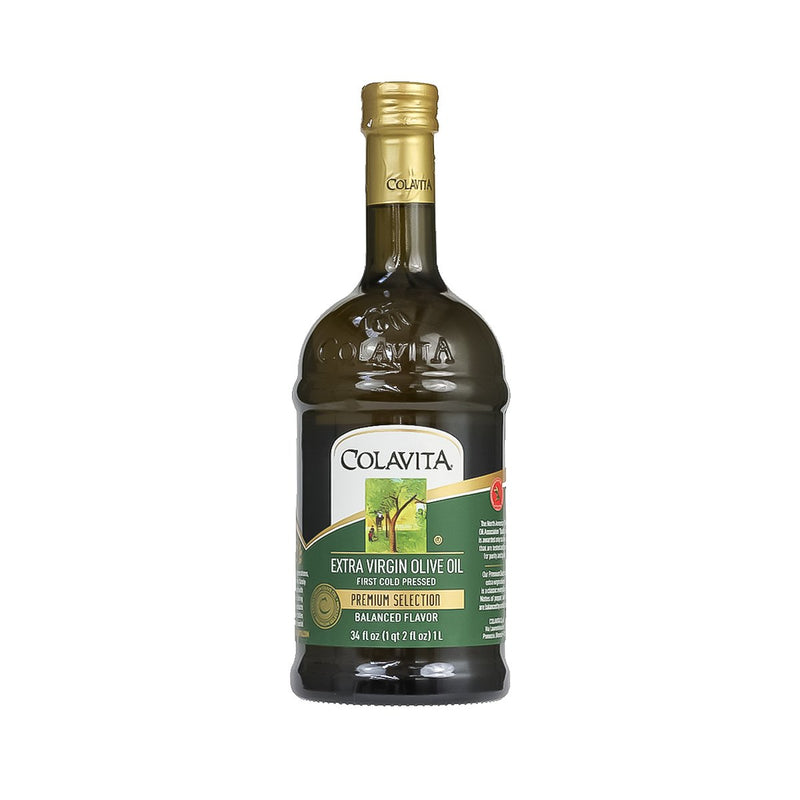 Colavita Premium Selection Extra Virgin Olive Oil, 34 fl oz (1 l) x 6
