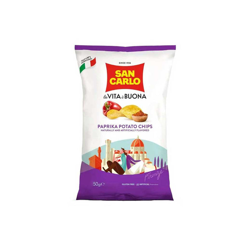 San Carlo Italian Paprika Potato Chips, 1.76 oz (50 g)