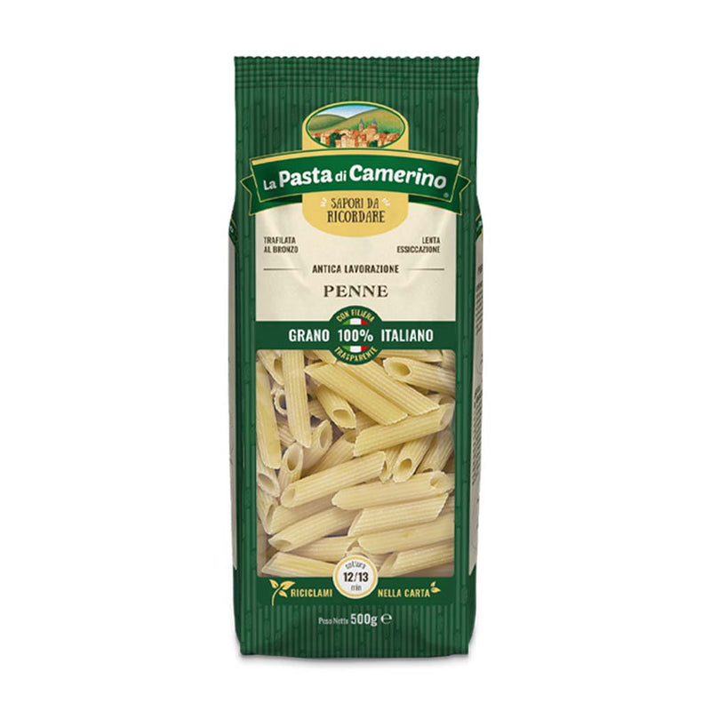 La Pasta di Camerino Artisanal Penne, 100% Italian, 17.6 oz (500 g)