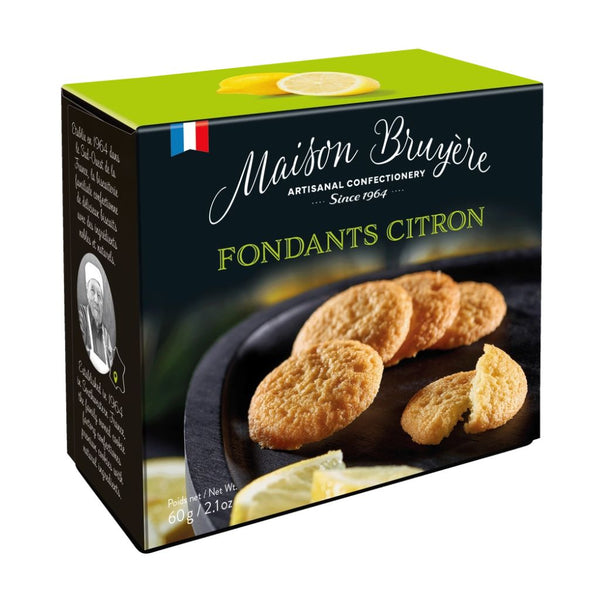 Maison Bruyere Lemon Meltaway Cookies, 2.1 oz (60 g)