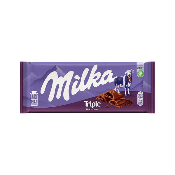 Milka Triple Chocolate, 3.17 oz (90 g)