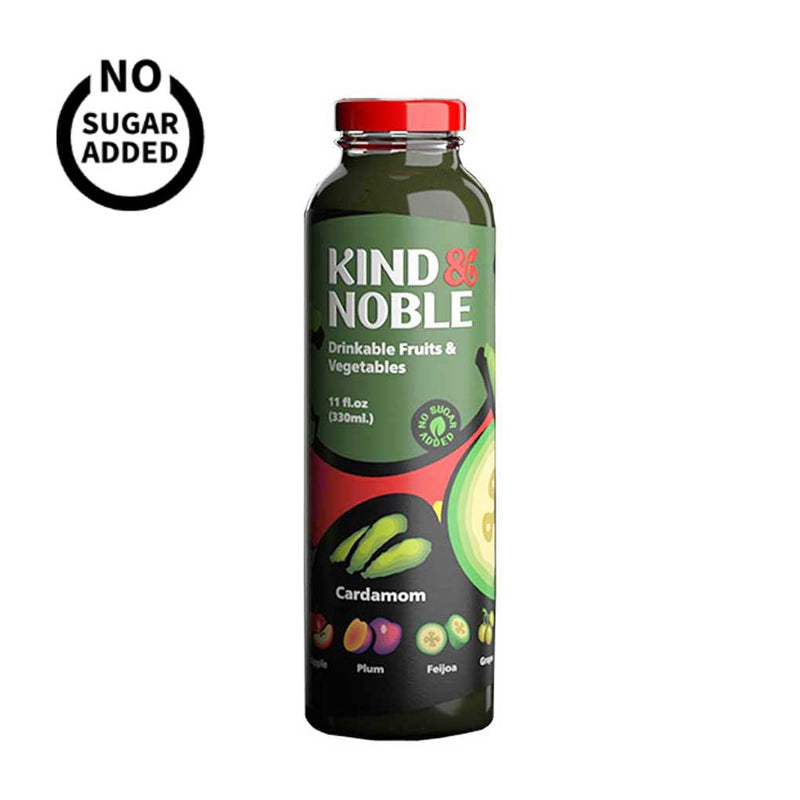 Plum, Apple, Grape, Feijoa & Cardamom Smoothie by Kind & Noble, 11 fl oz (330 ml)