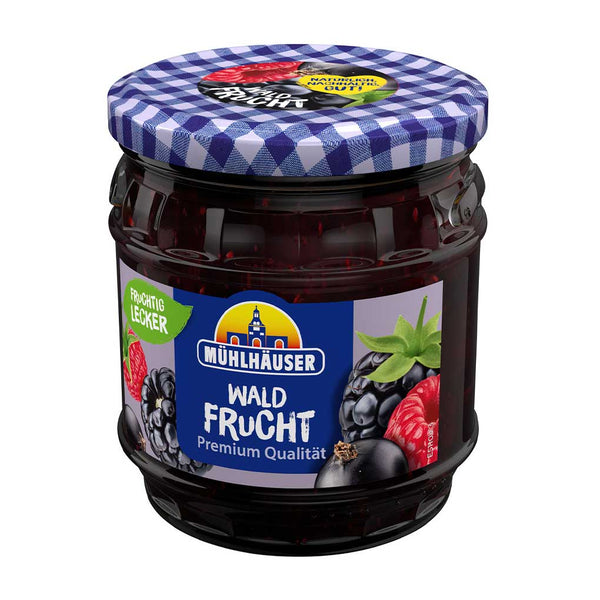 Forest Fruit Jam from Germany by Muhlhauser, 15.8 oz (450 g)