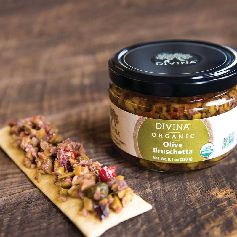 Divina Organic Olive Bruschetta, 8.1 oz (230 g)