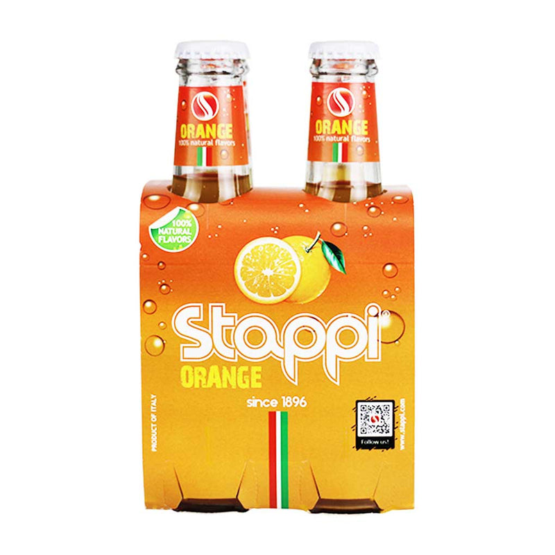 Stappi Orange Soda, 4-Pack, 27.2 fl oz (800 ml)