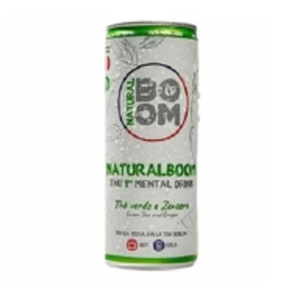 Italian Ginger Green Tea "Mental" Drink (As Seen in Eataly) by NaturalBoom, 8.45 fl oz (250 ml)