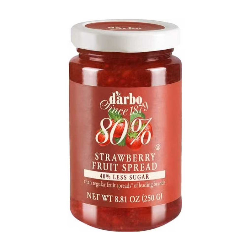 Darbo Strawberry Fruit Spread, 80% Fruit, 8.81 oz (250 g)