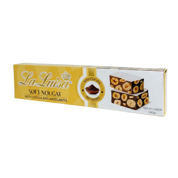 La Luisa Soft Nougat with Cocoa and Hazelnuts, 5.29 oz (150 g)