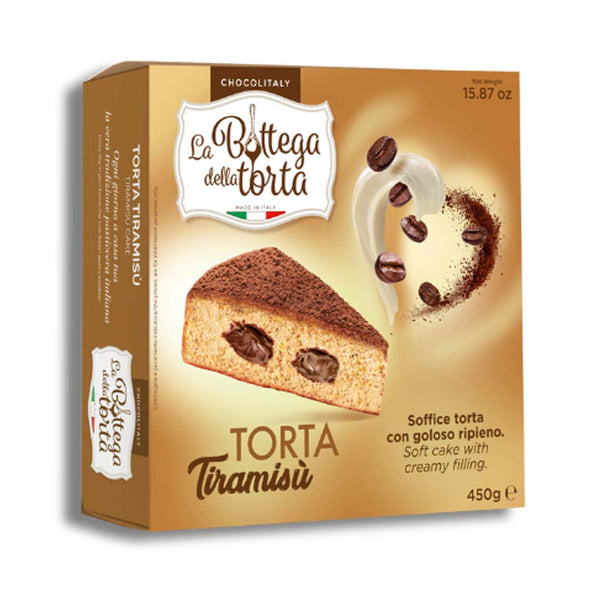 Italian Cake with Tiramisu Cream by ChocolItaly, 15.87 oz (450 g)
