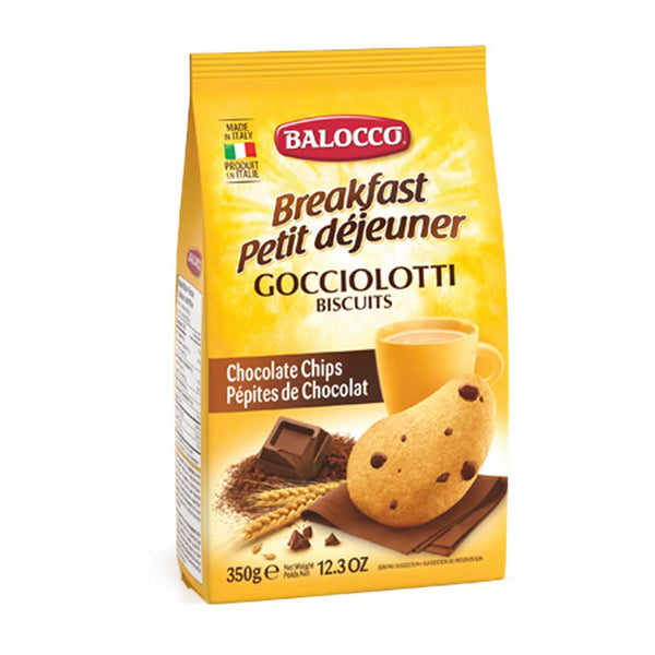 Balocco Gocciolotti Biscuits with Chocolate Chips, 12.3 oz (350 g)