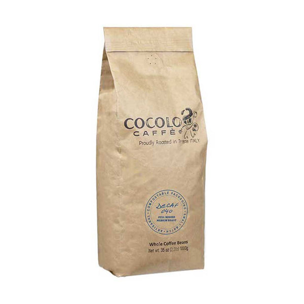 Decaf Mix 040 Medium Roast Coffee Beans by Cocolo Caffe, 35 oz (1000 g)