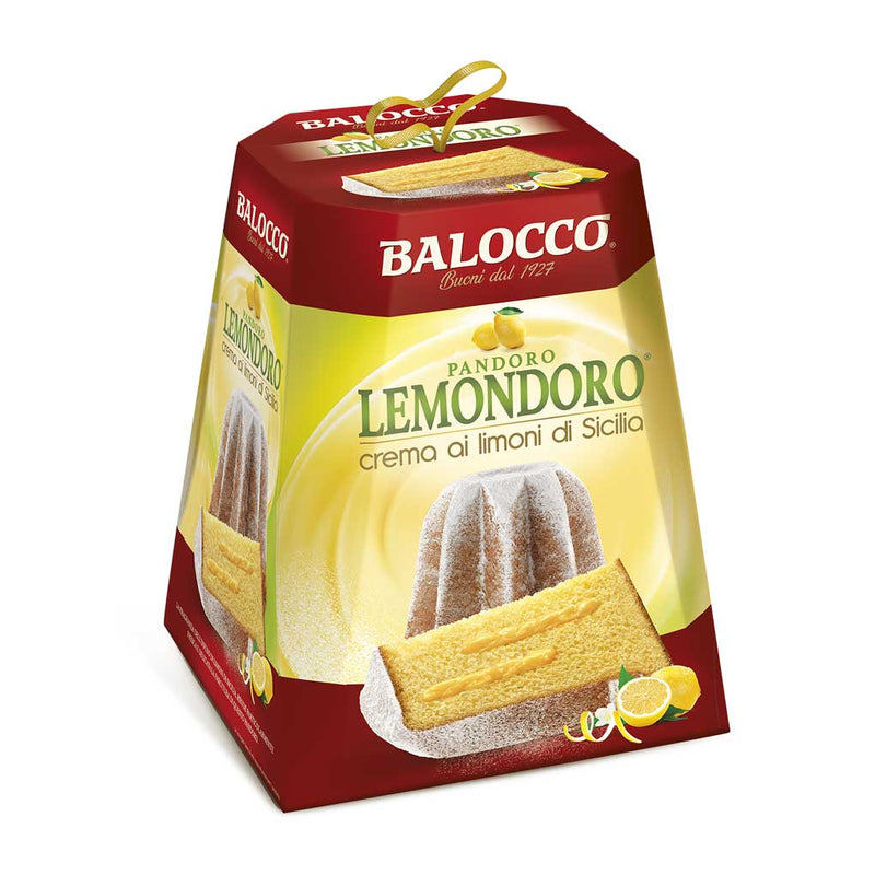 Balocco Pandoro with Sicilian Lemon Cream, 1.76 lb (800 g)