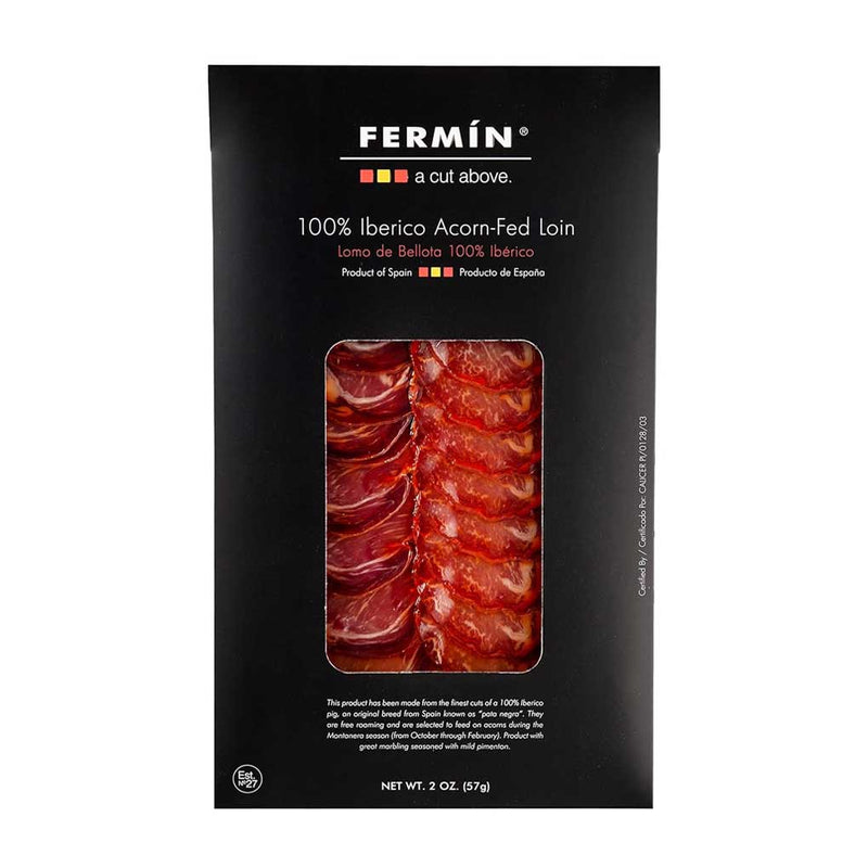 Fermin 100% Iberico Acorn-Fed Loin Sliced, 2 oz (57 g)