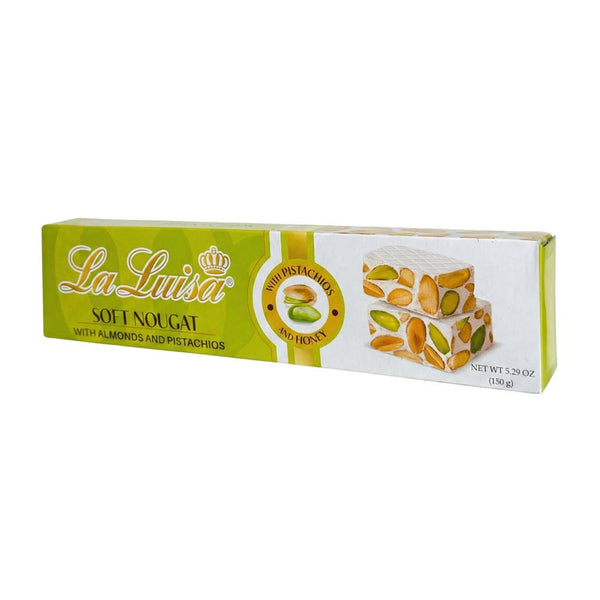 La Luisa Soft Nougat with Pistachios and Almonds, 5.29 oz (150 g)