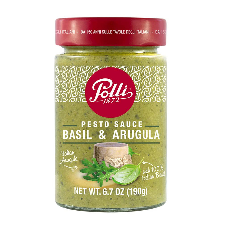 Polli Basil & Arugula Pesto Sauce, 6.7 oz (190 g)