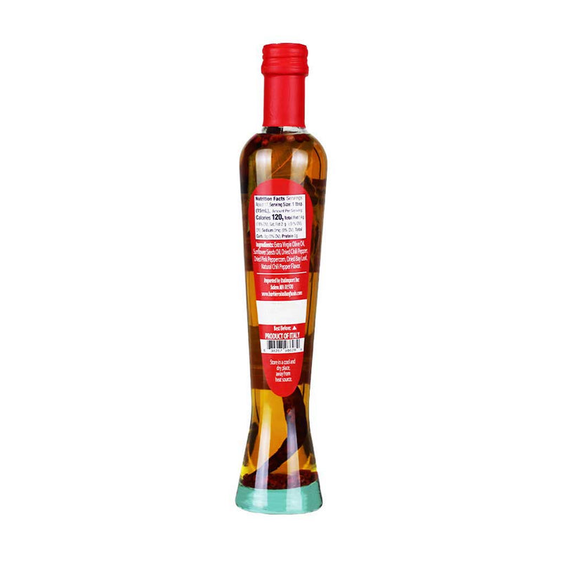 Italian Seasoning Oil with Chili Peppers by Barbiero, 8.4 fl oz (250 ml)