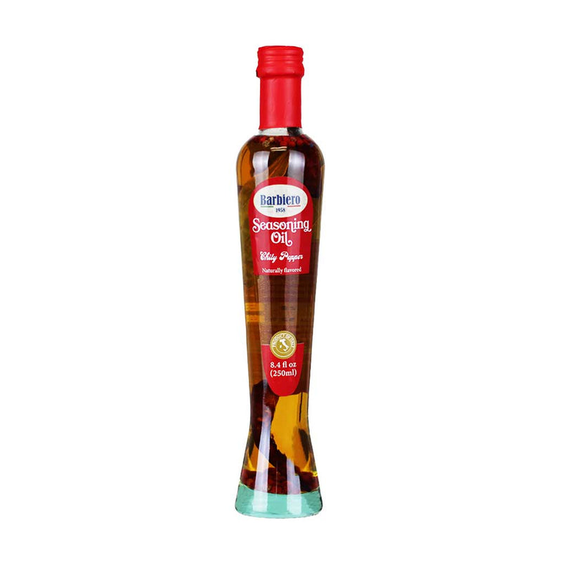 Italian Seasoning Oil with Chili Peppers by Barbiero, 8.4 fl oz (250 ml)