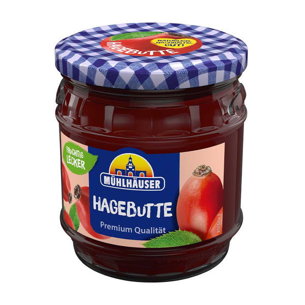 Rosehip Jam from Germany by Muhlhauser, 15.8 oz (450 g)