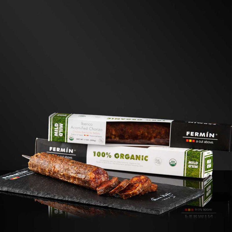 Fermin 100% Organic Iberico Acorn-Fed Chorizo, 7 oz (198 g)