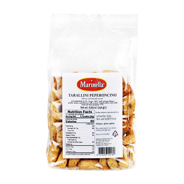 Spicy Tarallini by Marinella, 8.8 oz (250 g)