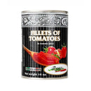 Tomato Fillet Strips in Tomato Juice by Russo, 14 oz (400 g)