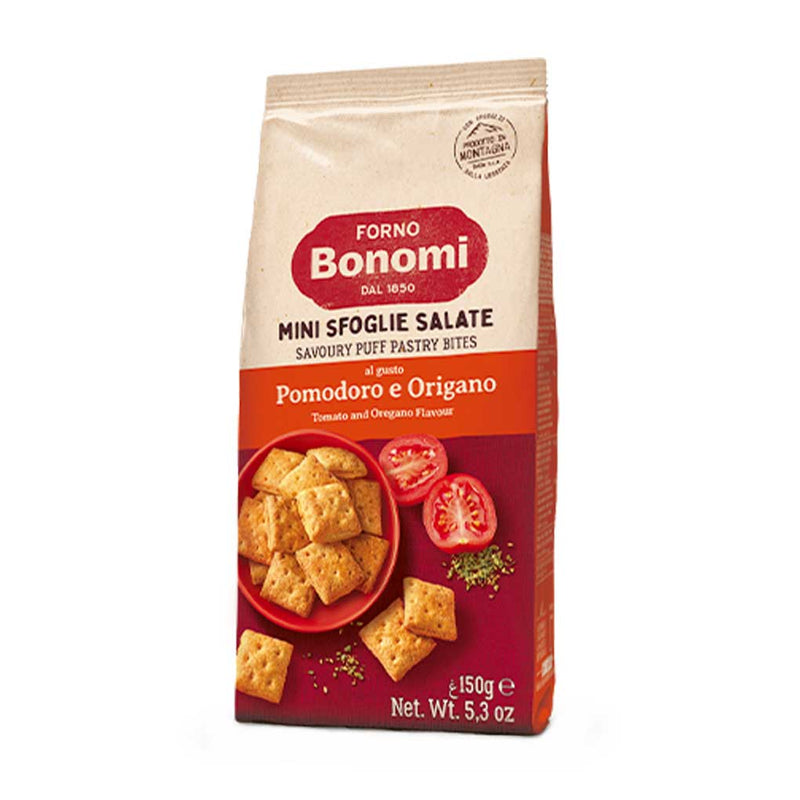 Tomato & Orgeno Crackers by Bonomi, 5.3 oz (150 g)