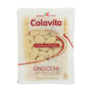 A package of Colavita Italian Potato Gnocchi showing the gnocchi and the brand name.