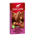Cote d'Or Milk Chocolate with Raisins & Hazelnuts, 6.35 oz (180 g)