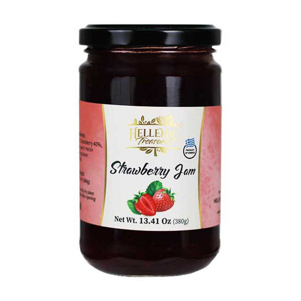 Strawberry Jam from Greece by Hellenic Treasures, 13.41 oz (380 g)