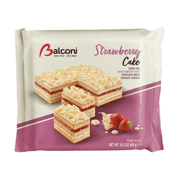 Balconi Strawberry Cake, 14.1 oz (400 g)