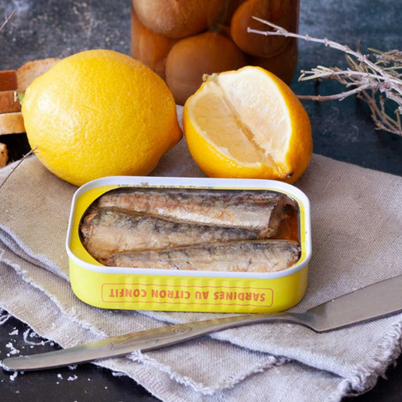 Ferrigno Sardines with Candied Lemon, 4.05 oz (115 g)