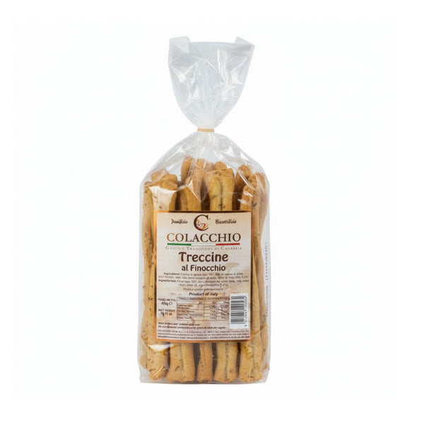 Colacchio Calabrian Twisted Fennel Seed Taralli, 14.1 oz (400 g)