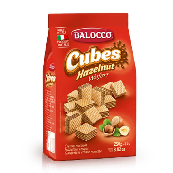Balocco Hazelnut Wafer Cubes, 8.82 oz (250 g)