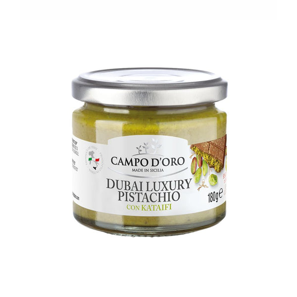 Campo d’Oro Dubai Luxury Pistachio Spread w/ Kataifi, 6.3 oz (180 g)