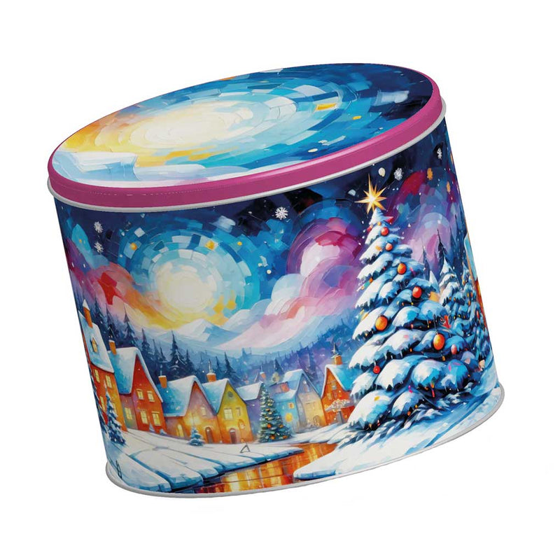 Panettone in Italian Winter Gift Tin by Ore Liete, 26.5 oz (750 g)