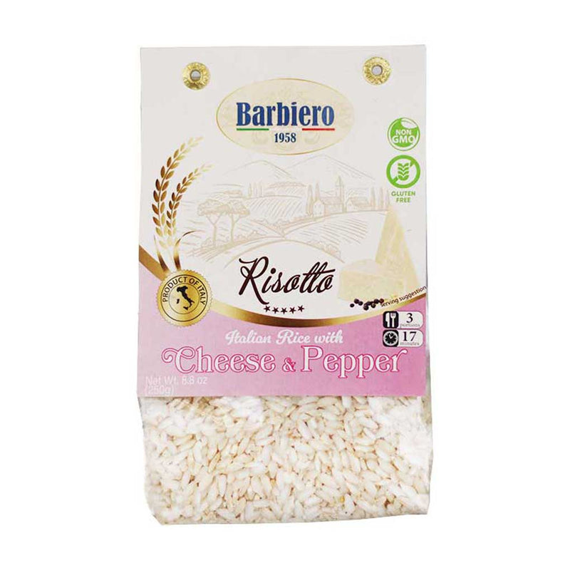 Italian Risotto with Cheese & Pepper by Barbiero, 8.8 oz (250 g)