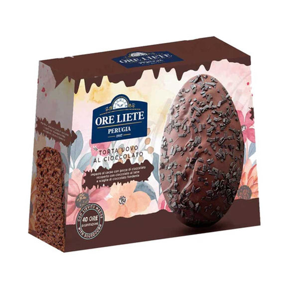 Italian Egg-Shaped Easter Cake with Chocolate Drops by Ore Liete, 1.7 lb (750 g)