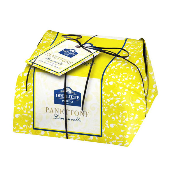 Italian Limoncello Panettone, Hand-Wrapped by Ore Liete, 1.7 lb (750 g)