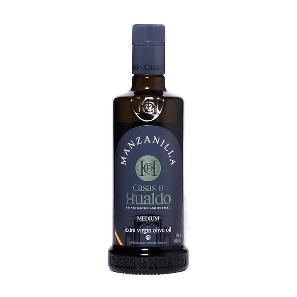 Casas De Hualdo Manzanilla Extra Virgin Olive Oil, 17 fl oz (500 ml)